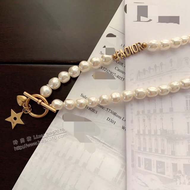 Dior飾品 迪奧經典熱銷火爆款珍珠項鏈  zgd1356